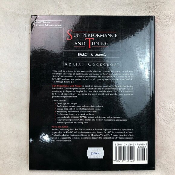 Sun Performance and Tuning: Sparc & Solaris by Adrian Cockcroft Paperback - Picture 5 of 6